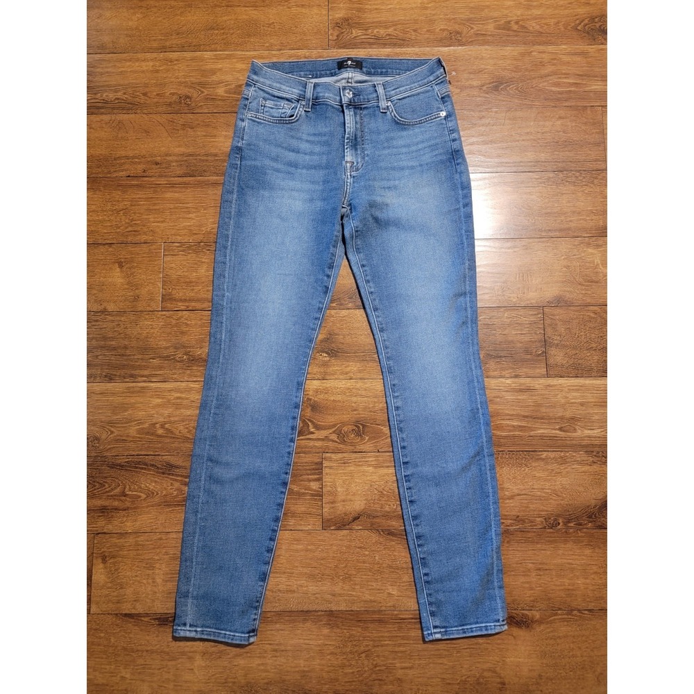 Seven 7 For All Mankind The‎ Skinny Stretch Jeans Women's Size 29 NWOT